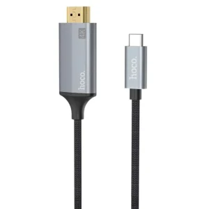 adaptor-hoco-ua13-hdmi-to-type-c-18m-gri-2553__w800_h800_c Adaptor Hoco UA13 HDMI to Type C 1.8m Gri
