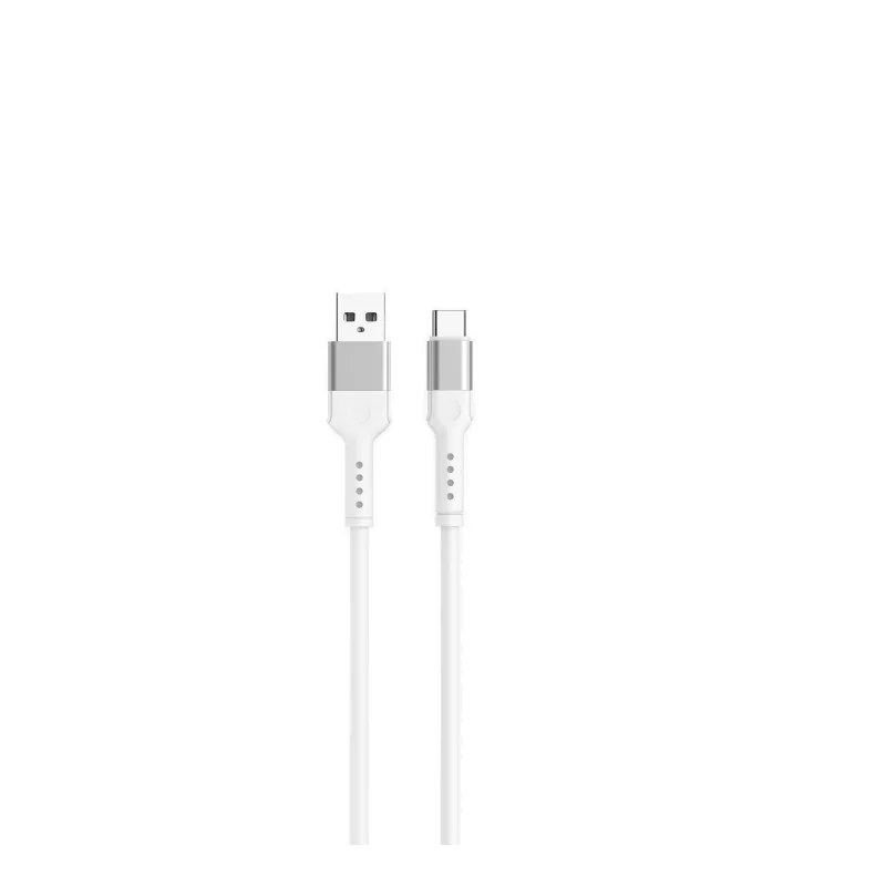Cablu Date Mobico Usb-A/Usb-C 27W 2.4A 1m Alb